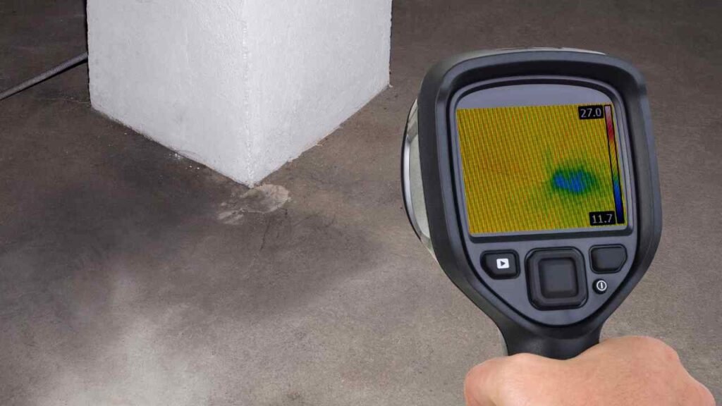 Water Leak Detection using infrared